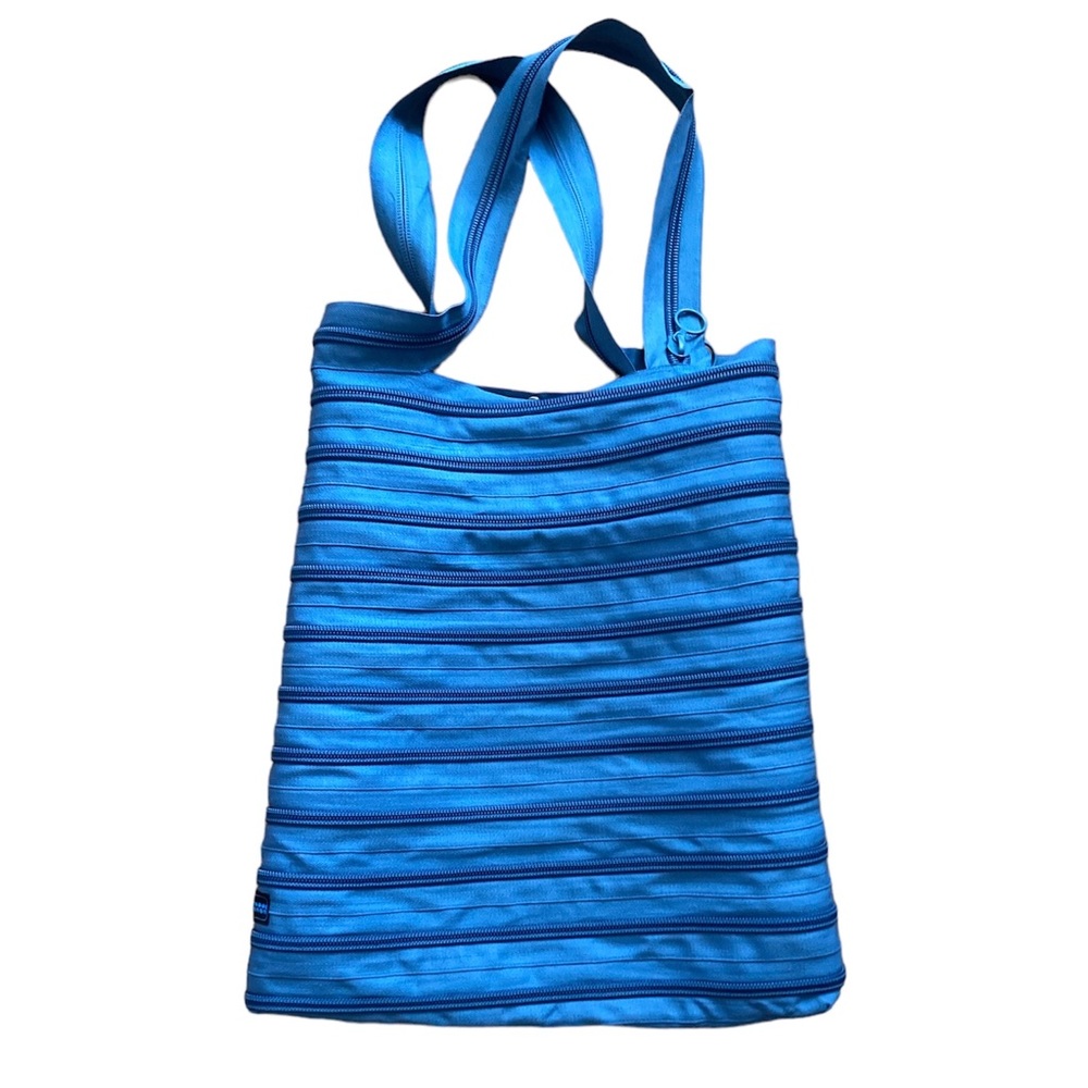 Zip-It Large Zipper Tote Bag Blue Model ZD NEW